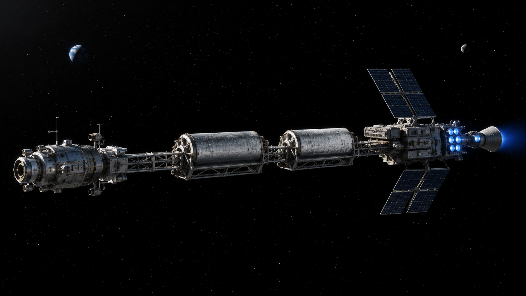 Full Long-Hauler in Orbit